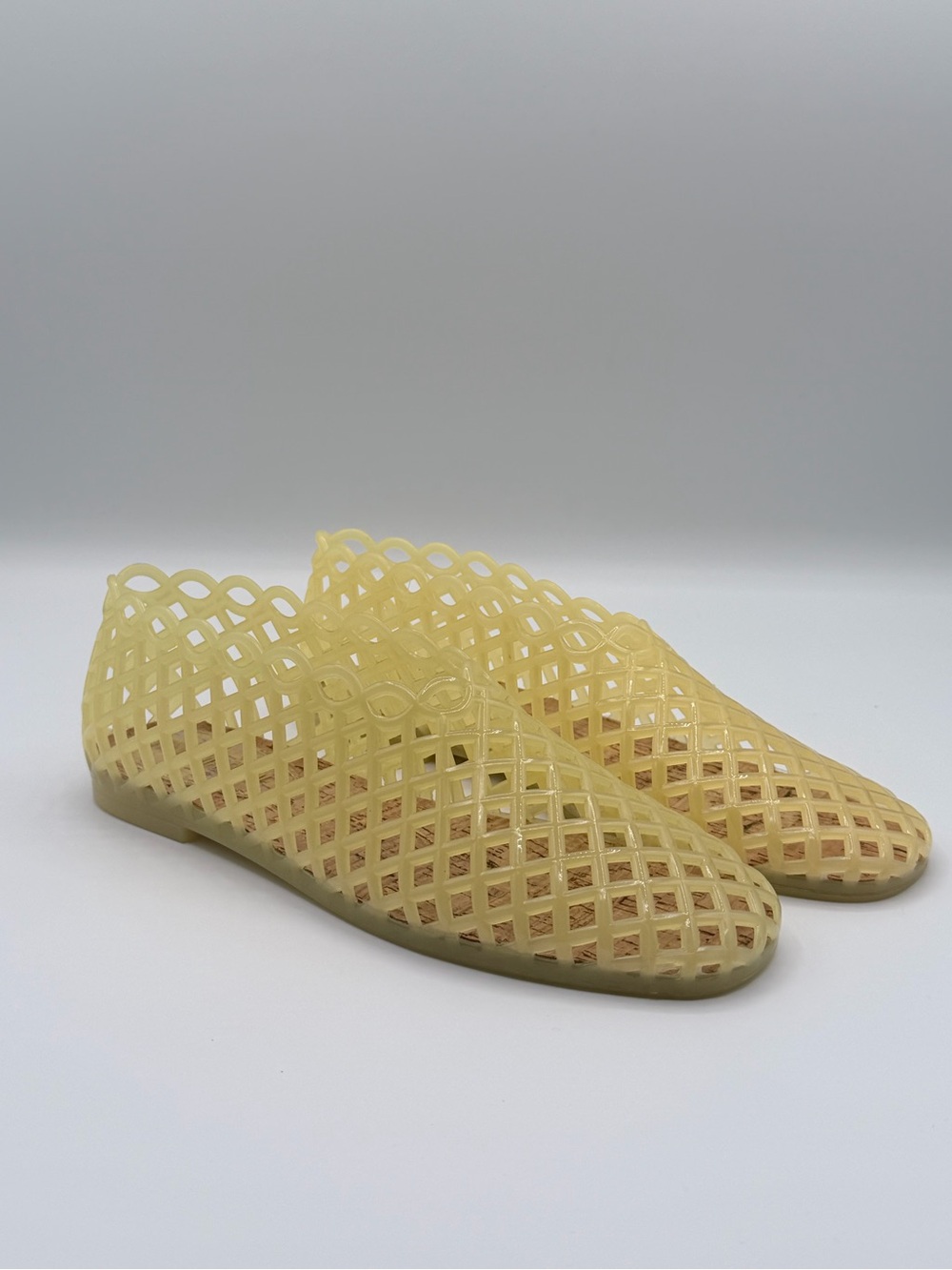 Steve Madden Women's Lattice Slip-On Flats - Pale Yellow